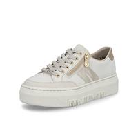 Rieker Baskets basses Morelia Cuir sable / blanc cassé Taille 36