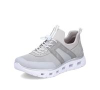 Rieker Baskets à enfiler pour femme M6061, Gris (40), 36 EU