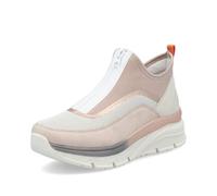 Rieker Baskets basses amples 48053 pour femme Rose Taille 41 EU