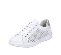 Rieker Baskets basses argent / blanc, Taille 42