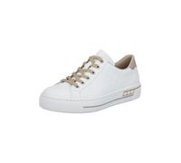 Rieker Femme Chaussures à Lacets L88W2, Dame Chaussures Confortables,Chaussure Basse Confort,Lacets,Confortable,Blanc (Weiss / 80),40 EU / 6.5 UK