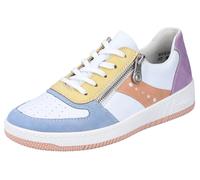Rieker Baskets femme M5520-91 Textile Blanc Zip Semelle plate 37