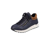 Rieker Baskets basses bleu marine / caramel, Taille 41