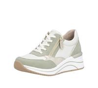 Rieker Baskets Basses D0T01 pour Femme, Blanc, 45 UE
