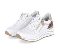 Rieker Baskets Basses D0t10 pour Femme, Blanc, 38 EU