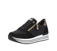 Rieker Baskets Basses D1316 pour Femme, Noir, 37 EU