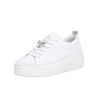 Rieker Baskets Basses D1C03 pour Femme, Blanc, 43 UE