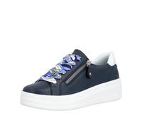 Rieker Baskets Basses D1C06 pour Femme, Bleues, 37 EU