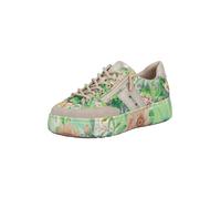 Rieker Baskets basses écru / vert / violet / rouge, Taille 42