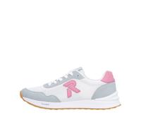 Rieker Baskets basses gris clair / rose clair / blanc, Taille 41