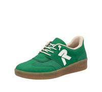 Rieker Baskets Basses M5551 pour Femme, Vertes, 43 EU, Vert, 43 EU