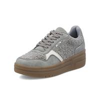 Rieker Baskets basses M7600 pour femme - Semelle lâche, Gris (40), 38 EU