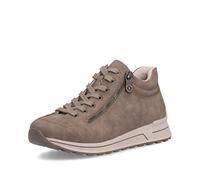 Rieker Baskets basses N1400 pour femme, semelle ample, beige, 36 EU