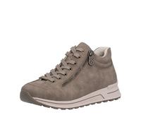 Rieker Baskets basses N1400 pour femme, semelle ample, beige, 36 EU