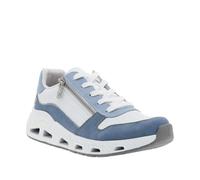 Rieker Baskets Basses N5204 pour Femme, Bleu, 36 EU