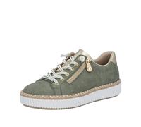Rieker Baskets basses olive / vert clair, Taille 41