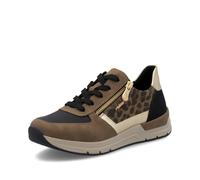 Rieker Baskets basses pour femme 58902, Marron Combi 24, 42 EU