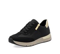 Rieker Baskets basses pour femme 58923 - Semelle lâche, Noir 00., 40 EU