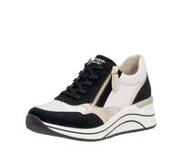 Rieker Baskets Basses pour Femme D0T01 - Noir - 36 EU