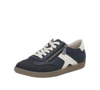 Rieker Baskets Basses pour Femme L9700, Bleu, 40 EU