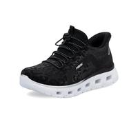 Rieker Femme M6066 Baskets Basses, Noir, 37 EU