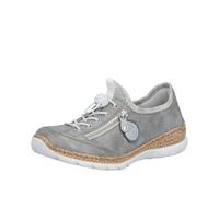 Rieker Baskets Basses pour Femme N4263, Gris, 41 EU