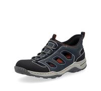 Rieker Baskets basses pour homme 08078 Slip-on Bleu nuit Taille 45