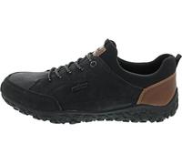 Rieker Baskets Basses pour Homme avec Semelle Highflex et Lacets 08150, Noir, 41 EU