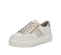 Rieker Baskets basses sable / blanc cassé, Taille 38