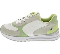 Rieker Baskets basses vertes, Papier blanc cassé, 37 EU