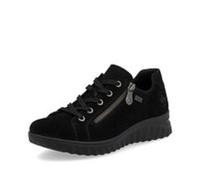 Rieker Baskets Femme Baskets Chaussures Basses Noir Cuir Tex 59000