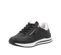 Rieker Baskets Femme Cuir Fermeture Éclair Confortables Dépôts Léger Lisse W2402