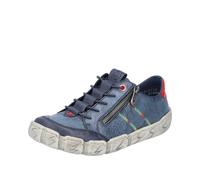 Rieker Baskets Femme En Cuir Avec Fermeture Éclair Et Lacets L0357