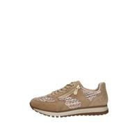 Rieker Baskets 49010 femme en cuir beige - lacets et zip latéral - Taille 39