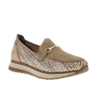 Rieker® - Baskets Femme en Cuir Beiges et à Slip-on - Taille Numeric_41
