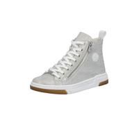 Rieker Baskets hautes argent / blanc, Taille 36
