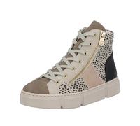 Rieker Baskets hautes sable / beige foncé / poudre / noir, Taille 38