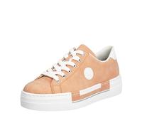 Rieker Baskets N49w1 pour Femme, Orange, 41 EU