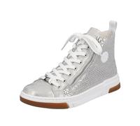 Rieker Baskets montantes pour femme N3945 Cuir Gris 39 EU