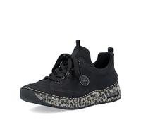 Rieker Baskets pour Femmes 44569, Pointure:37 EU, La Couleur:Noir