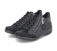 Rieker Bottes à lacets pour femme 59500 - Noir - Taille 37 EU, Noir, 37 EU