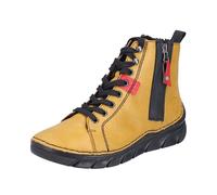 Rieker Bottes à lacets pour femme Jaune Taille 41 EU, jaune, 41 EU