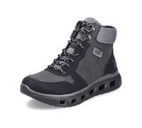 Rieker Bottes à lacets pour femme M6023 - Gris - Taille 39 EU, gris, 39 EU