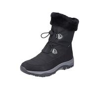 Rieker Bottes à lacets pour femme M9683, Noir, 40 EU