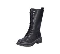 Rieker Femme 91440 Bottes à Lacets, Noir, 38 EU