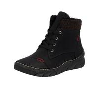 Rieker Bottes à lacets pour femme - Noir - Taille 38 EU, Noir, 38 EU