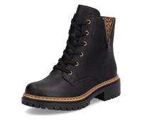 Rieker Bottes à lacets 72617 Femme – Noir – Taille 41 EU