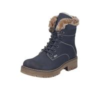 Rieker Bottes à lacets pour femme Y8140 - Bleu - Pointure 41 EU, bleu, 41 EU