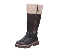Rieker Bottes beige / brun foncé / noir, Taille 42