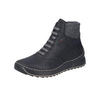 Rieker Bottes courtes pour femme 51553 - Noir - Taille 37 EU, Noir, 37 EU
